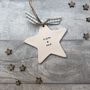 'Super Star Dad' Ceramic Father's Day Hanging Star, thumbnail 5 of 6