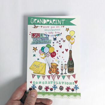 Personalised New Grandparents Card, 7 of 7