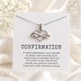 Confirmation Gift Necklace For Girl, Heart Infinity Charm, thumbnail 1 of 12