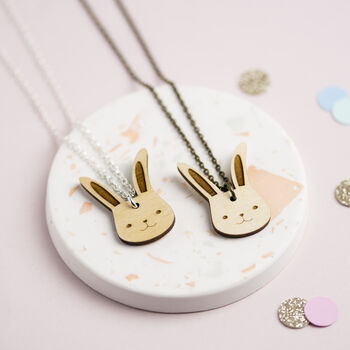 Wooden Bunny Rabbit Necklace, 4 of 12