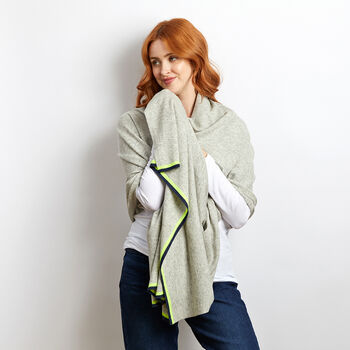 Renee Wool / Cashmere Wrap, 7 of 10