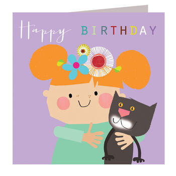 Kitten Happy Birthday Card, 2 of 4