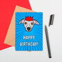 Large Size Whippet Dog Birthday Card, thumbnail 2 of 2