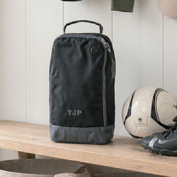 Embroidered Initials Sports Shoe Or Boot Bag, 2 of 3