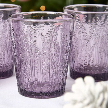 Set Of Four Vintage Colour Embossed Tumblers, 5 of 8