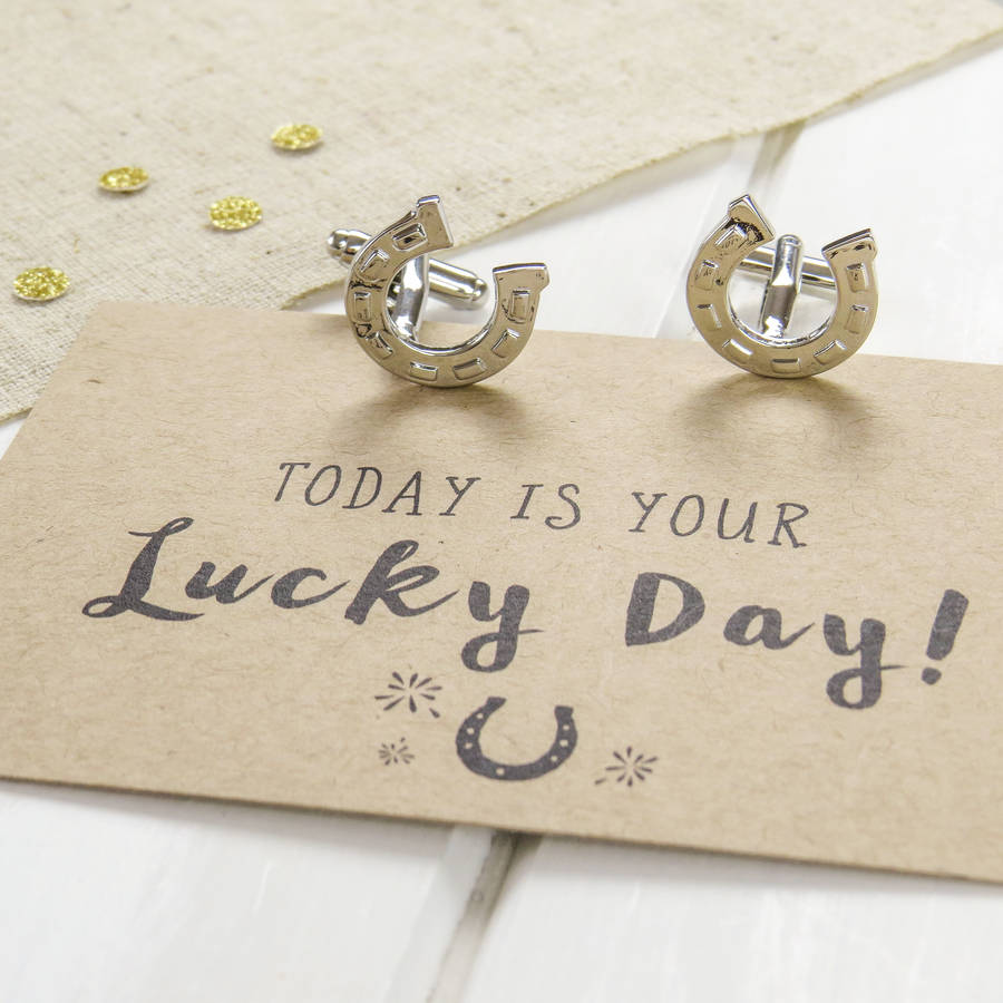Image of Lucky Horseshoe Cufflinks