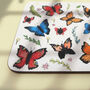 Melamine And Cork Butterflies Coasters, thumbnail 3 of 6