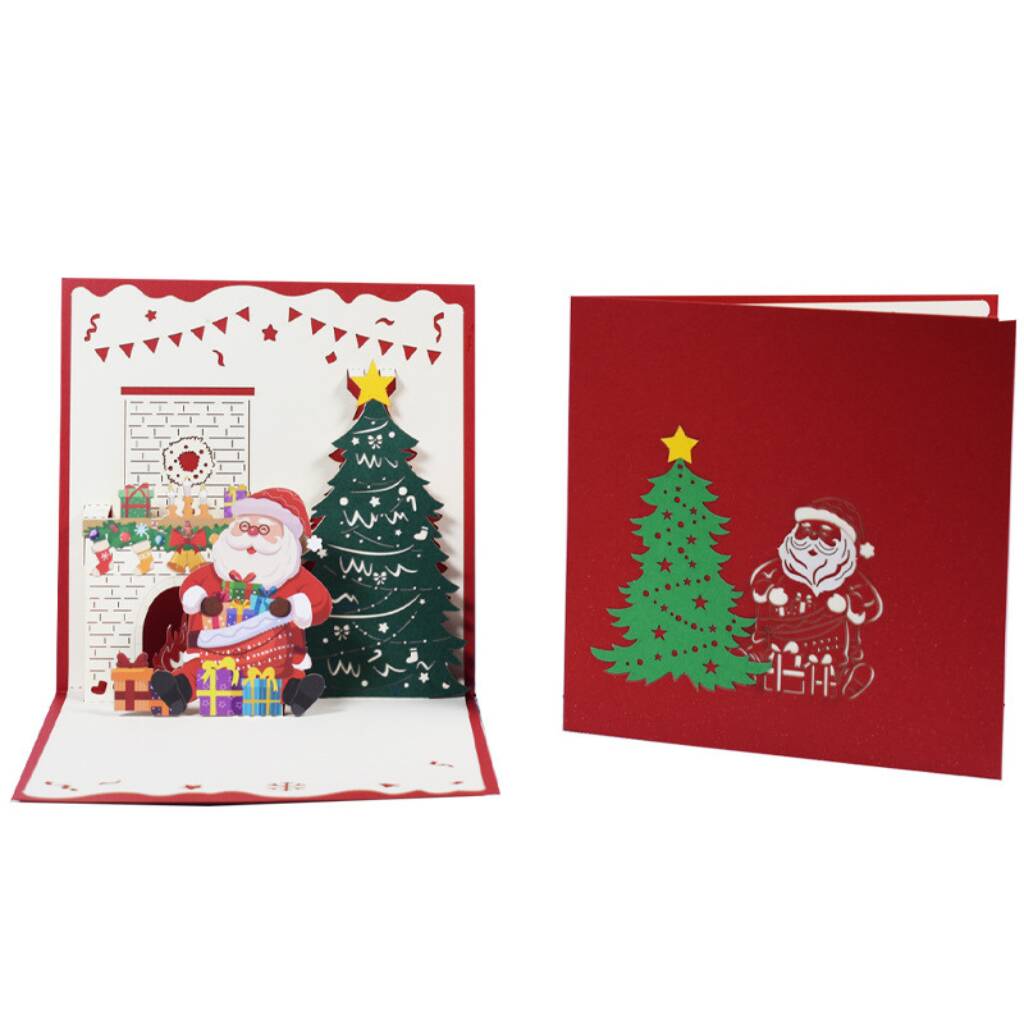 Santa Pop Up Christmas Card By GY Studios