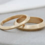 9ct Gold Ring Hand Carved Thin Band, thumbnail 5 of 12