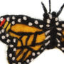 Handmade Felt Tiger Butterfly Hanging Decoration, thumbnail 2 of 8