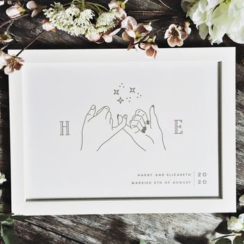 Our Promise Wedding, Engagement Or Anniversary Print, 8 of 8