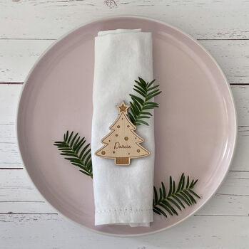 Personalised Christmas Place Setting, 2 of 5