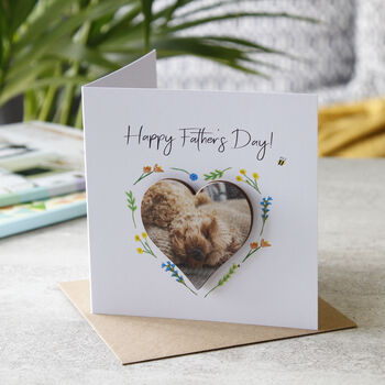 Pet Dad Father's Day Photo Magnet Card, 4 of 7