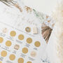 Wedding Planning Scratch Poster | Pampas, thumbnail 4 of 6