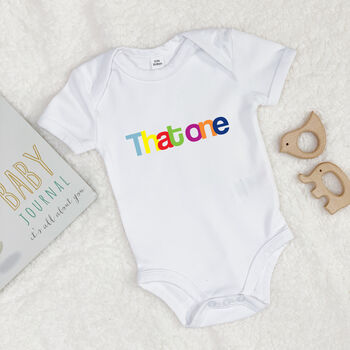 This One And That One Twin Babygrow Set, 3 of 3