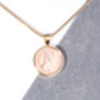 1976 50th Birthday Decimal Half Penny Coin Pendant, thumbnail 2 of 5