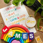 Rainbow Personalised Name Bunting Colourful Decoration, thumbnail 6 of 11
