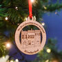Personalised New Home Solid Wood Christmas Decoration, thumbnail 11 of 12