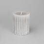 G Decor Scented Grooved Patchouli Pillar Candle, thumbnail 4 of 5
