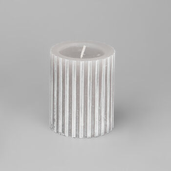 G Decor Scented Grooved Patchouli Pillar Candle, 4 of 5
