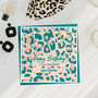 Personalised Birthday Leopard Pattern Card, thumbnail 3 of 5
