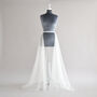 Silk Style Tulle Bridal Over Skirt, thumbnail 1 of 7