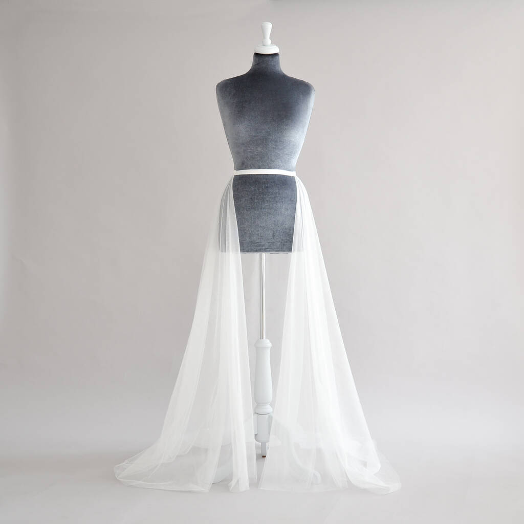 Silk Style Tulle Bridal Over Skirt, 1 of 7