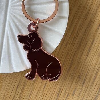 Cocker Spaniel Keyring Or Bag Charm, 5 of 6
