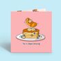 Pancakes Card | Cute Greeting Cards, thumbnail 1 of 4