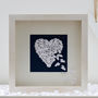 Personalised White 3D Butterfly Heart, Colour Choice, thumbnail 1 of 6