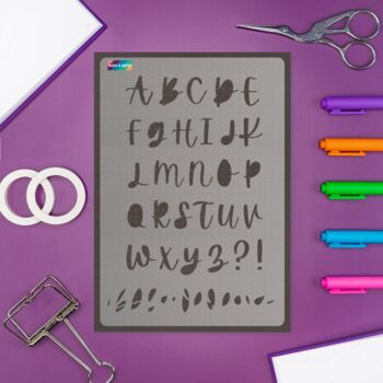 The Bestseller Collection: Font Journal Stencils, 7 of 7