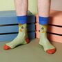 Men's Organic Cotton Patterned Socks, thumbnail 4 of 7