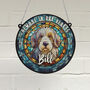 Old English Sheepdog Memorial Suncatcher, thumbnail 1 of 6