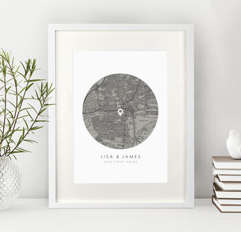 Your Home Personalised Map Print, 6 of 12