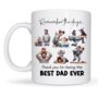 Funny Illustration Personalised Dad Mug From Son, thumbnail 1 of 7