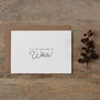 'I'll Be The One In White' Wedding Card, thumbnail 1 of 2