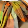 Super Soft Colour Block Scarf In Autumn Colours, thumbnail 3 of 5