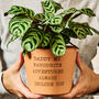 Personalised Message Terracotta Plant Pot, thumbnail 1 of 3