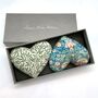 Box Of Two Lavender Hearts Victoria And Albert, thumbnail 1 of 3