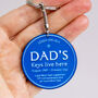 Blue Keyring Gift For Dad, thumbnail 1 of 3
