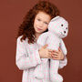 Cheer Girls Check Pyjama Set With Matching Teddy Bear, thumbnail 3 of 5