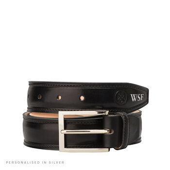 Mens Luxury Leather Casual Belt 'The Franco', 10 of 12