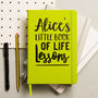 Personalised Life Lessons Notebook, thumbnail 1 of 4
