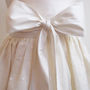 Silk Luxe Sash For Flower Girl Dresses, thumbnail 4 of 10
