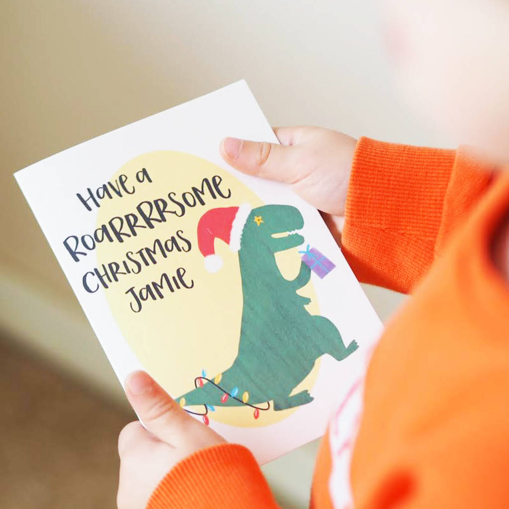 Roarsome Christmas / Dinosaur Handprint / Baby Toddler Kids -  Portugal