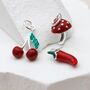 Sterling Silver And Enamel Charm Selection, thumbnail 2 of 4