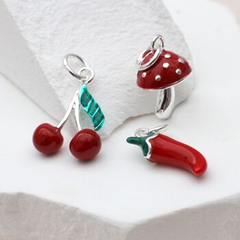 Sterling Silver And Enamel Charm Selection, 2 of 4