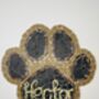 Personalised Pet Paw Print Keepsake Decoration, thumbnail 2 of 8