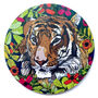 Tiger Coasters Box Set Of Four Round Heat Resistant, thumbnail 2 of 5