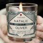 Romantic Personalised The Perfect Match Scented Candle, thumbnail 4 of 5